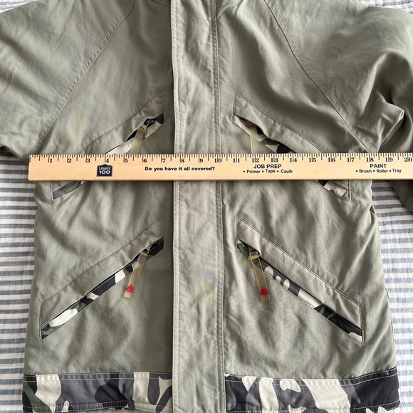 KEMPER army green camo coat boys jacket size 12 - Picture 8 of 10